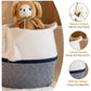 Gracious Cotton Matka 14x12 Inch Storage Basket For Clothes
