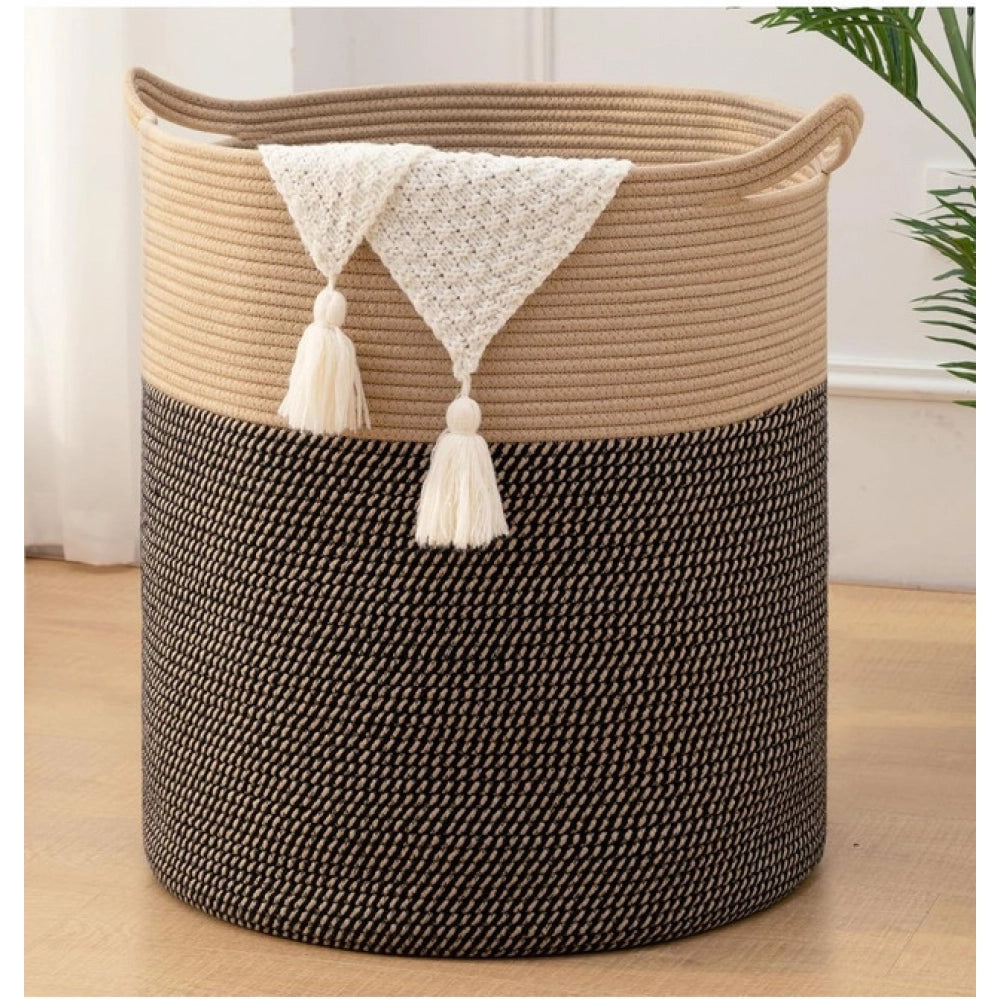 Gracious Cotton 12x14 Inch -Storage Basket For Clothes
