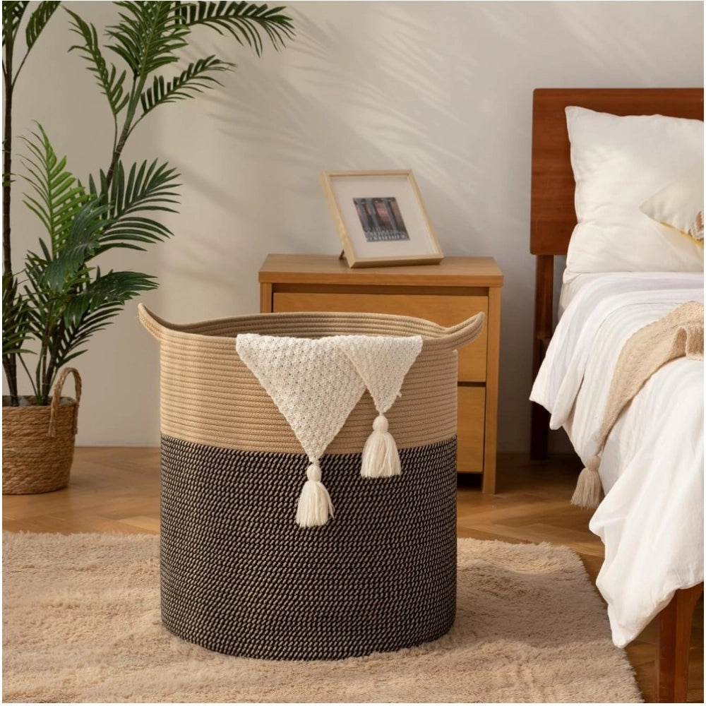 Gracious Cotton 12x14 Inch -Storage Basket For Clothes