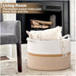 Charming Cotton Dori 16x14 Inch Storage Basket For Clothes