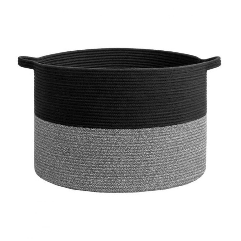 Charming Cotton 16x14 Inch Pack of 1 Storage Basket For Clothes