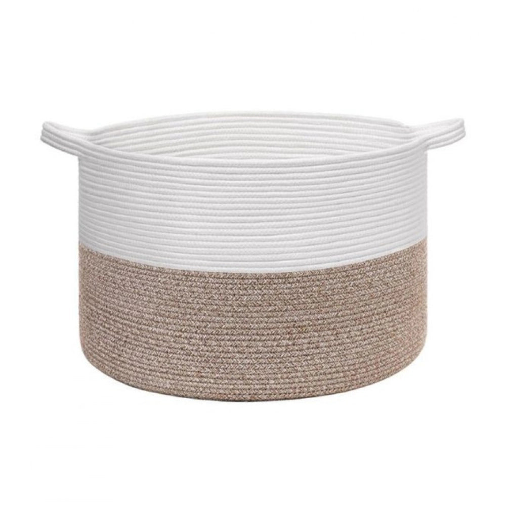 Charming Cotton Kidi- 16x14 Inch Pack of 1 Storage Basket For Clothes