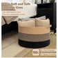Charming Cotton Mix 16x14 Inch Pack of 1 Storage Basket For Clothes