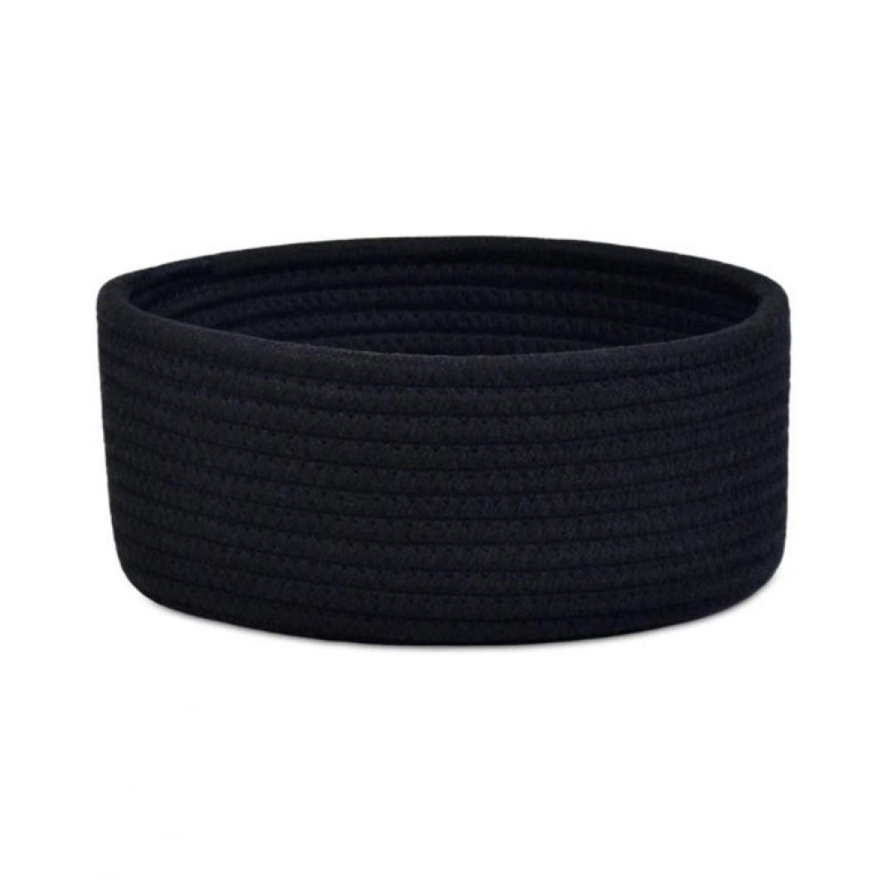 Superior Cotton 8x3 Inch Round 1 Pcs Bedside Organizer