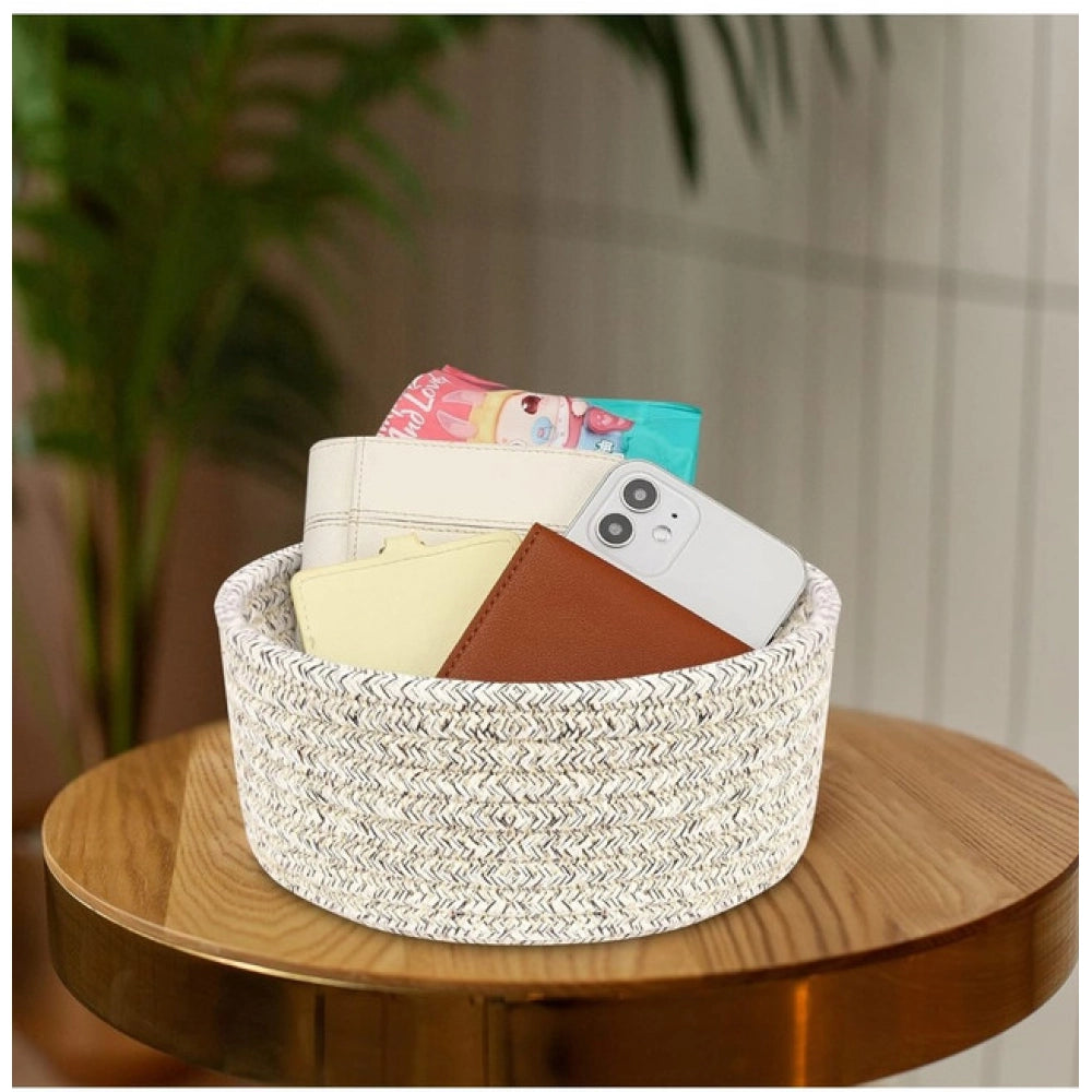 Superior Cotton 8x3 Inch Kidi Round 1 Pcs Bedside Organizer