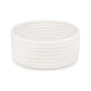 Superior Cotton 8x3 Inch Round 1 Pcs Bedside Organizer
