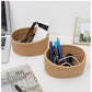 Astonishing Cotton 8x3 Inch Round 2 Set Bedside Organizer