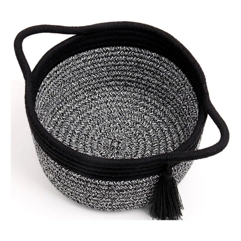 Exclusive Cotton 8x4 Inch Round 2 Set Kidi With Jhalar Bedside Organizer