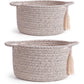 Exclusive Cotton 8x4 Inch Round 2 Set Kidi With Jhalar Bedside Organizer