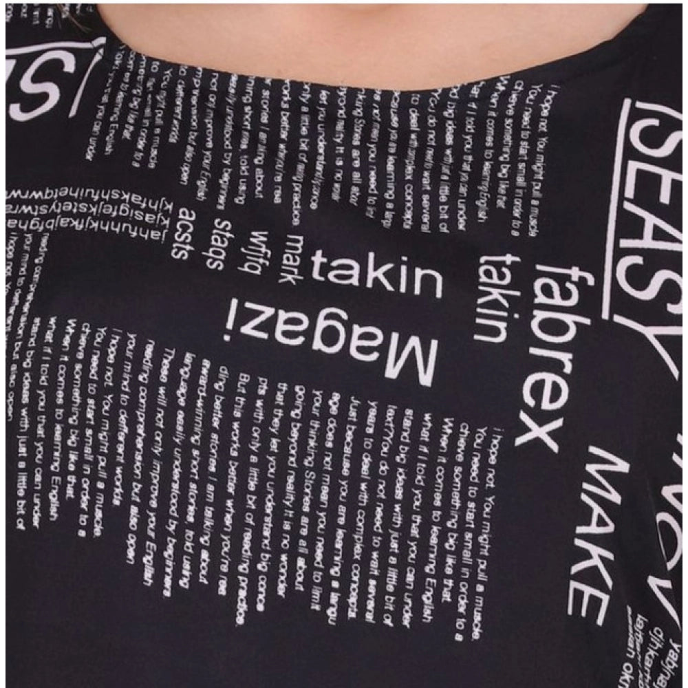 Facinating Women's Casual Crepe Sleeveless Slit Dress