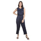 Dazzling Women's Casual Crepe Sleeveless Jump Suit
