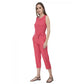 Dazzling Women's Casual Crepe Sleeveless Jump Suit