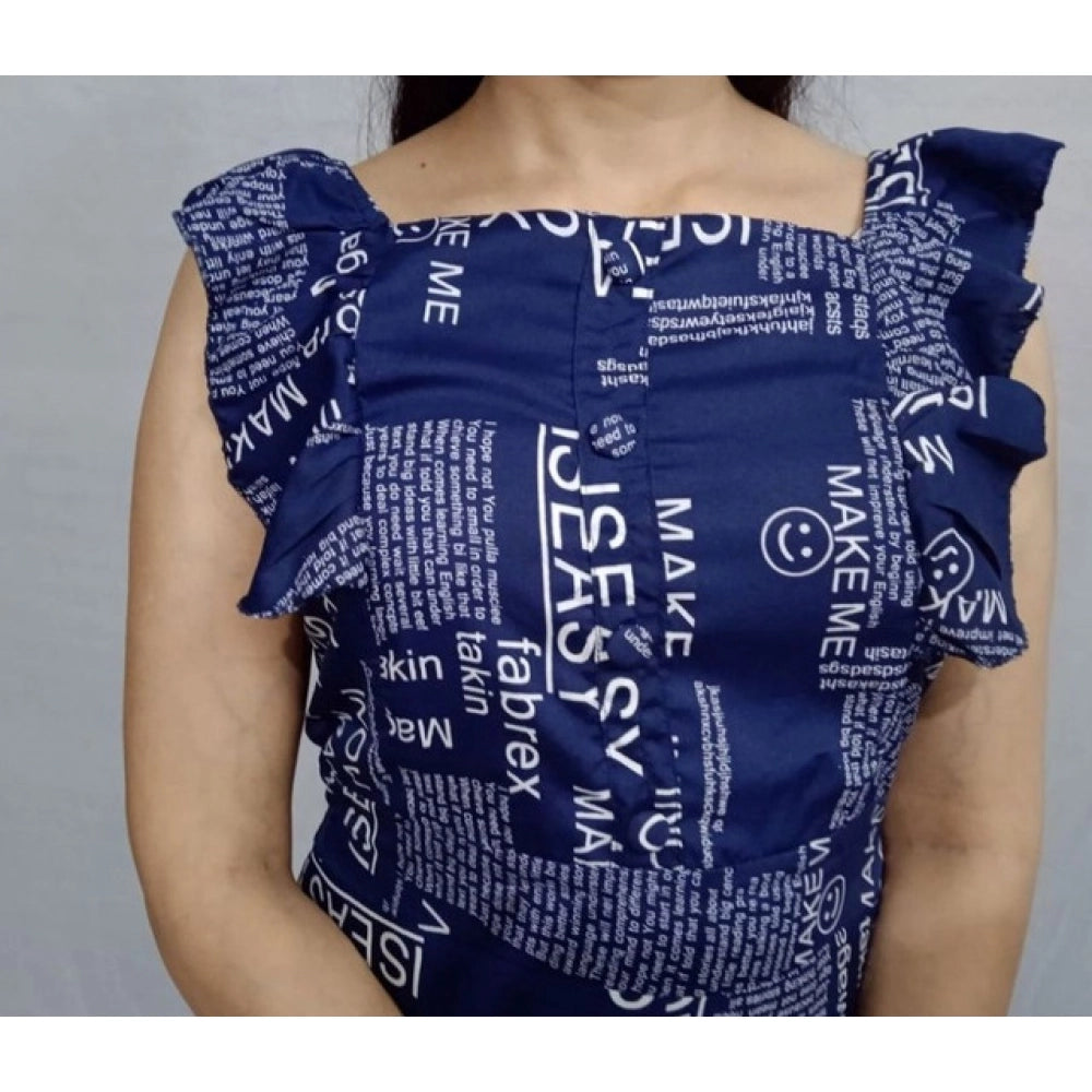 Dazzling Women's Casual Crepe Sleeveless Dress