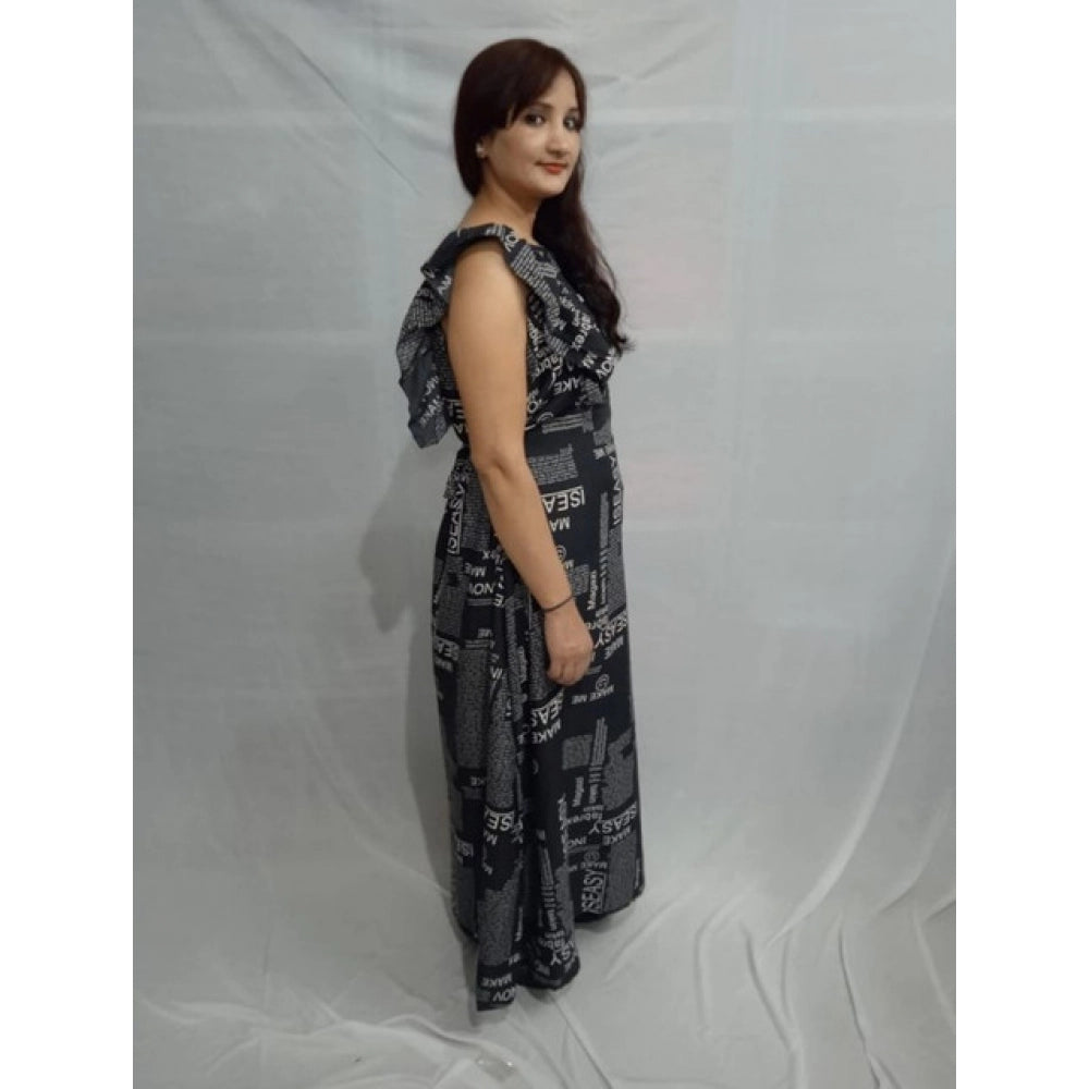 Dazzling Women's Casual Crepe Sleeveless Dress