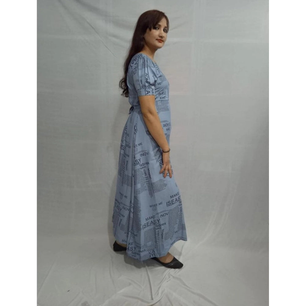 Dazzling Women's Casual Crepe Half Sleeves Dress