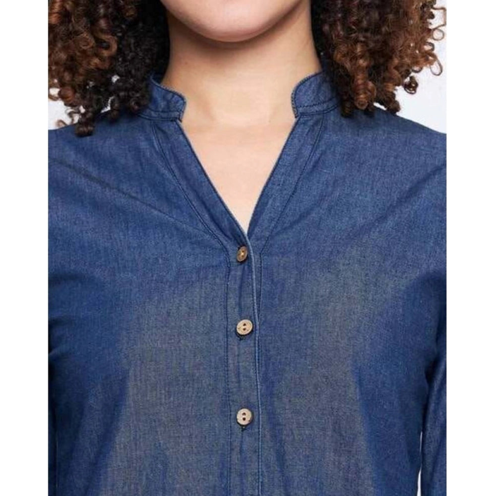 Tremendous Women's Casual Denim Full sleeve Dress