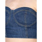 Tremendous Women's Casual Denim Sleeveless Bluster Top