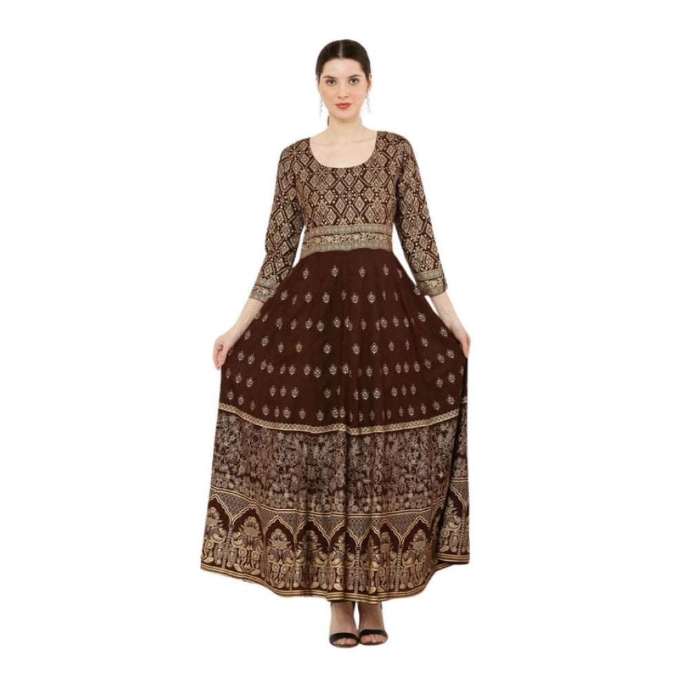 Fantastic Women's Casual Rayon Anarkali Kurti