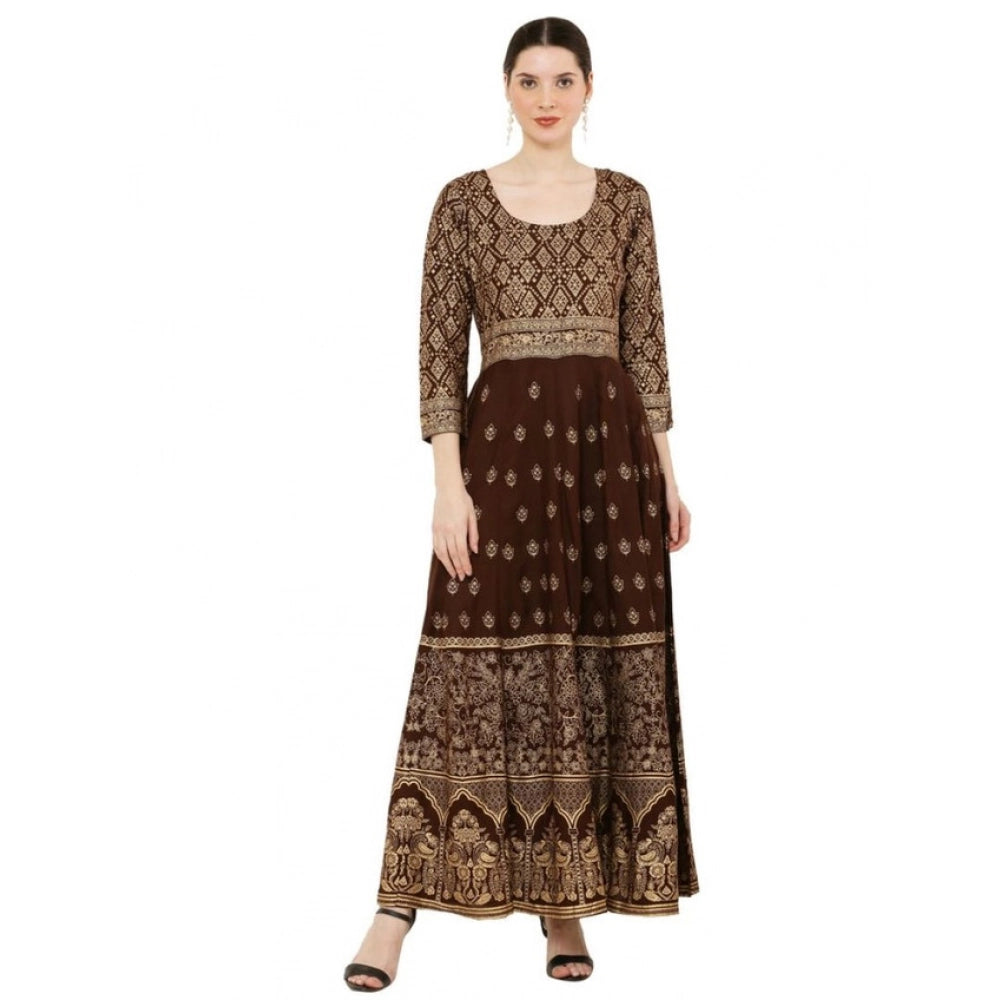 Fantastic Women's Casual Rayon Anarkali Kurti