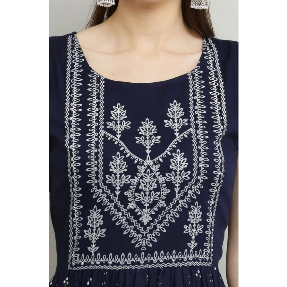 Superb Women's Casual Rayon Sleeveless Kurti