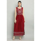 Superb Women's Casual Rayon Sleeveless Kurti