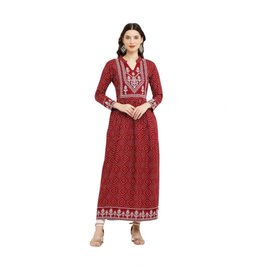 Superb Women's Casual Rayon Full sleeve Kurti