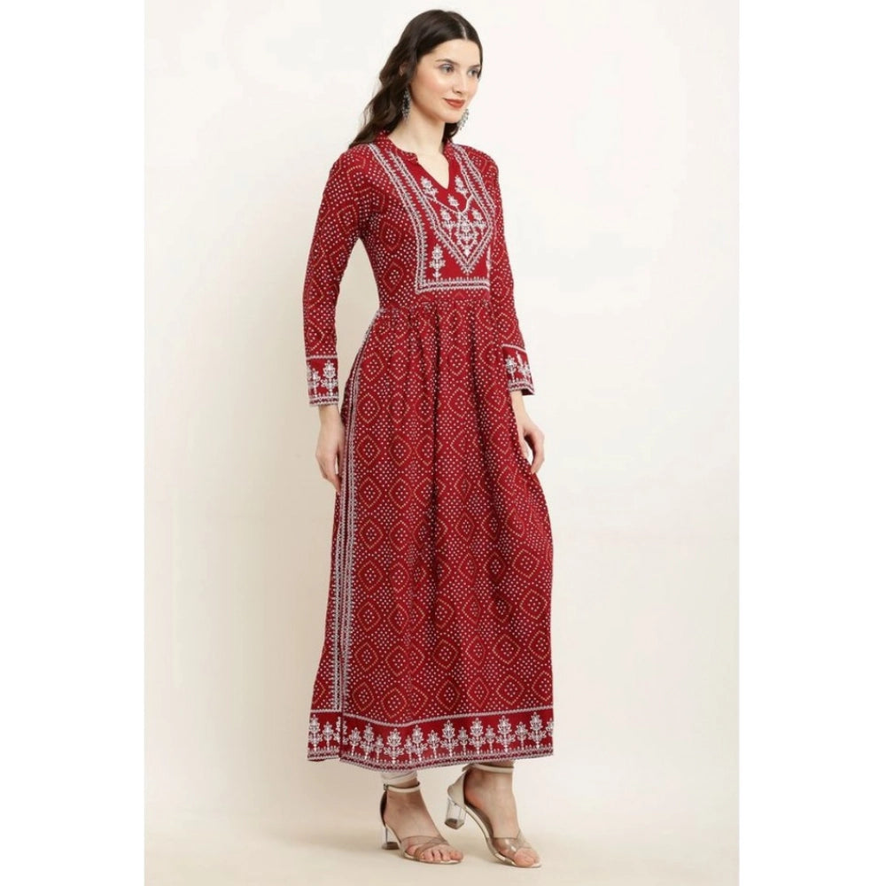 Superb Women's Casual Rayon Full sleeve Kurti