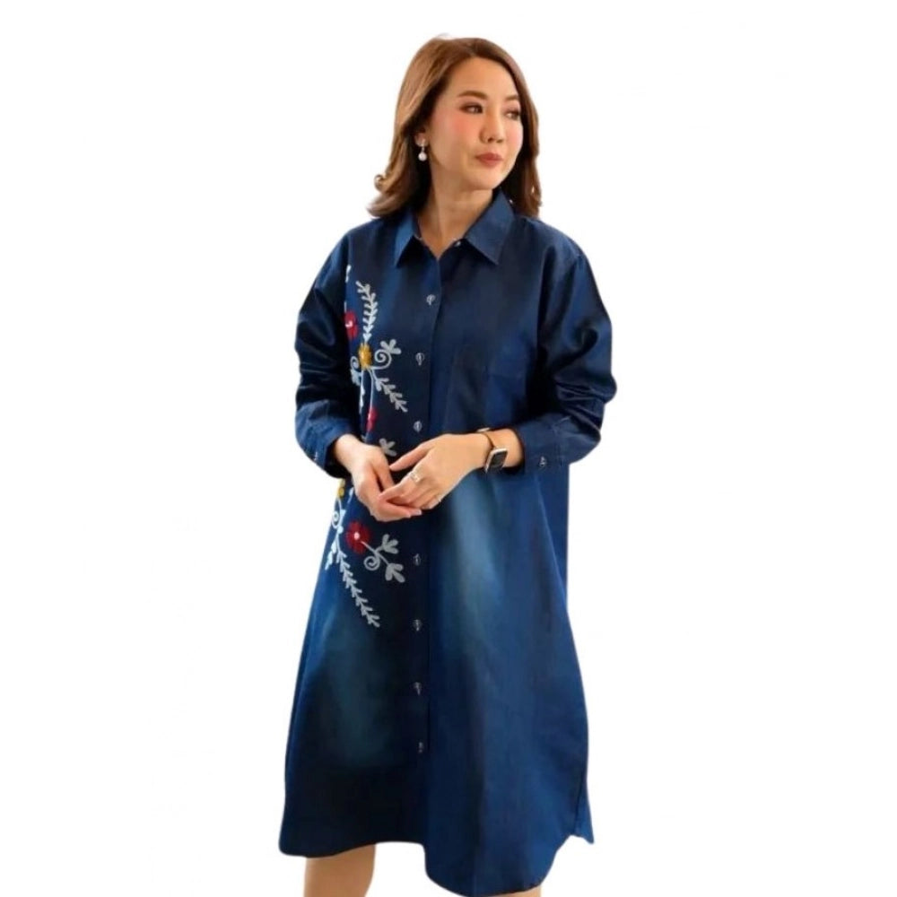 Glorious Women's Casual Denim Full sleeve Dress