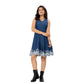 Glorious Women's Casual Denim Sleeveless Dress
