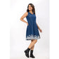 Glorious Women's Casual Denim Sleeveless Dress