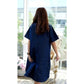 Glorious Women's Casual Denim Half Sleeves Dress