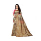 Sassy Women's Soft Lichi Silk Printed Saree With Blouse Piece