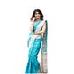 Exquisite Women's Soft Lichi Silk Printed Saree With Blouse Piece