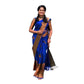 Appealing Women's Soft Lichi Silk Printed Saree With Blouse Piece