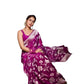 Luxurious Women's Soft Lichi Silk Printed Saree With Blouse Piece
