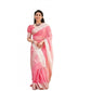 Snazzy Women's Soft Lichi Silk Printed Saree With Blouse Piece