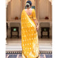 Snazzy Women's Soft Lichi Silk Printed Saree With Blouse Piece