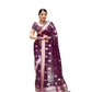 Snazzy Women's Soft Lichi Silk Printed Saree With Blouse Piece