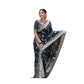Snazzy Women's Soft Lichi Silk Printed Saree With Blouse Piece