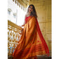 Glamorous Women's Soft Lilan Printed Saree With Blouse Piece