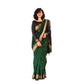 Groovy Women's Soft Lichi Silk Printed Saree With Blouse Piece