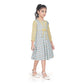 Comfy Girl's Digital Twill Striped Round Neck Dress