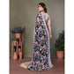 Elite Women's Chiffon Printed Saree With Blouse Piece