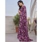 Elite Women's Chiffon Printed Saree With Blouse Piece