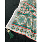 Traditional Women's Linen Cotton Printed Saree With Blouse Piece