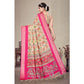Delicate Women's Cotton Silk Printed Saree With Blouse Piece