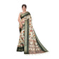 Delicate Women's Cotton Silk Printed Saree With Blouse Piece