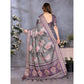 Delicate Women's Cotton Silk Printed Saree With Blouse Piece