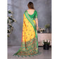 Delicate Women's Cotton Silk Printed Saree With Blouse Piece