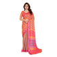 Traditional Women's Linen Cotton Printed Saree With Blouse Piece
